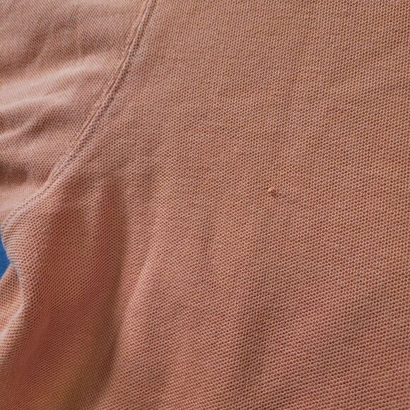 Patagonia Organic Cotton Short Sleeve Polo‎ Shirt Orange Mens Size XL - Picture 4 of 9